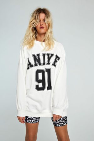 Aniye by 185824 268 sieviešu džemperis balts