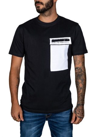 Takeshy Kurosawa 82808NERO vīriešu T-krekls melnā krāsā