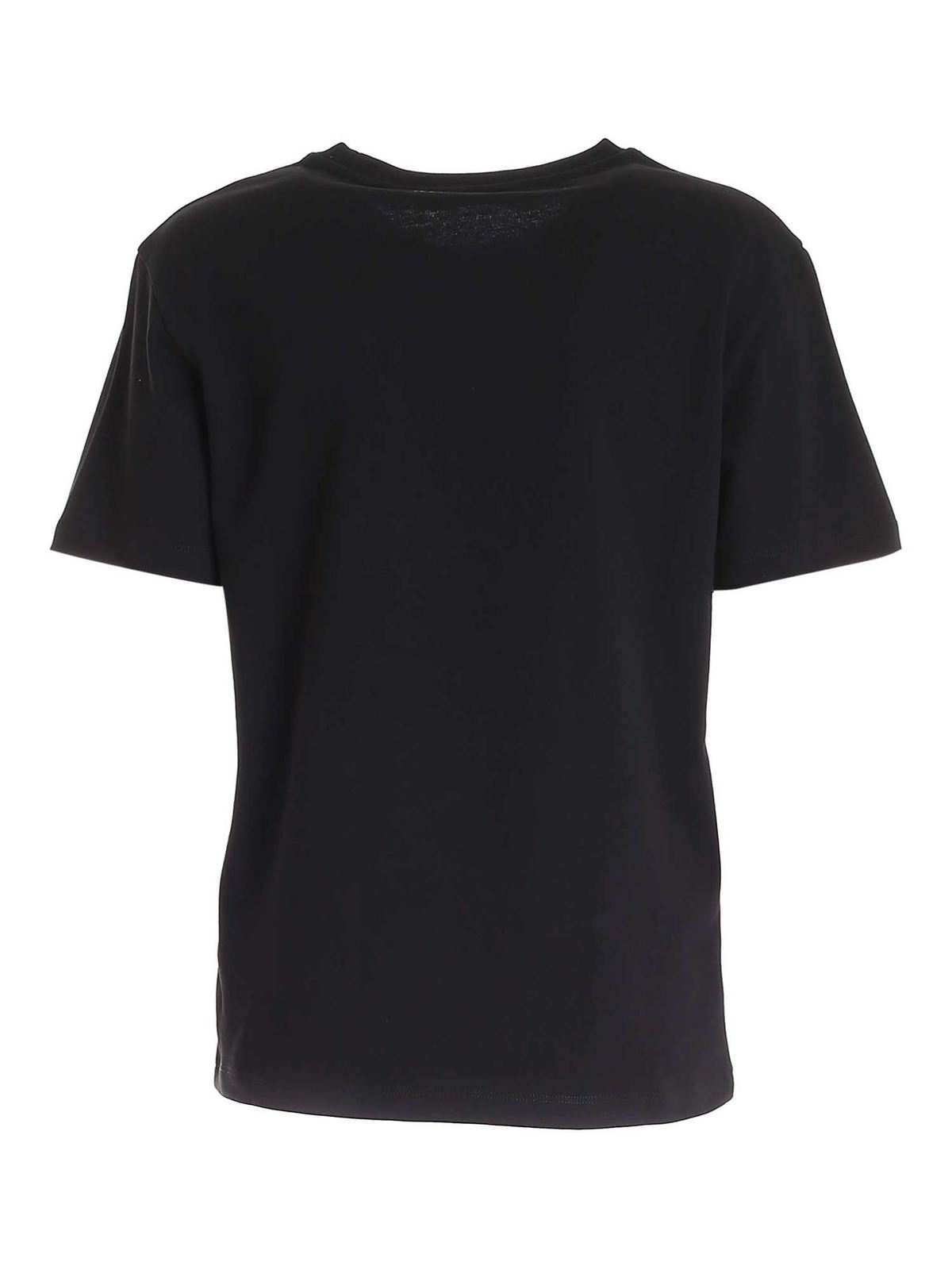 Karl Lagerfeld 211W1780999 sieviešu T-krekls melnā krāsā