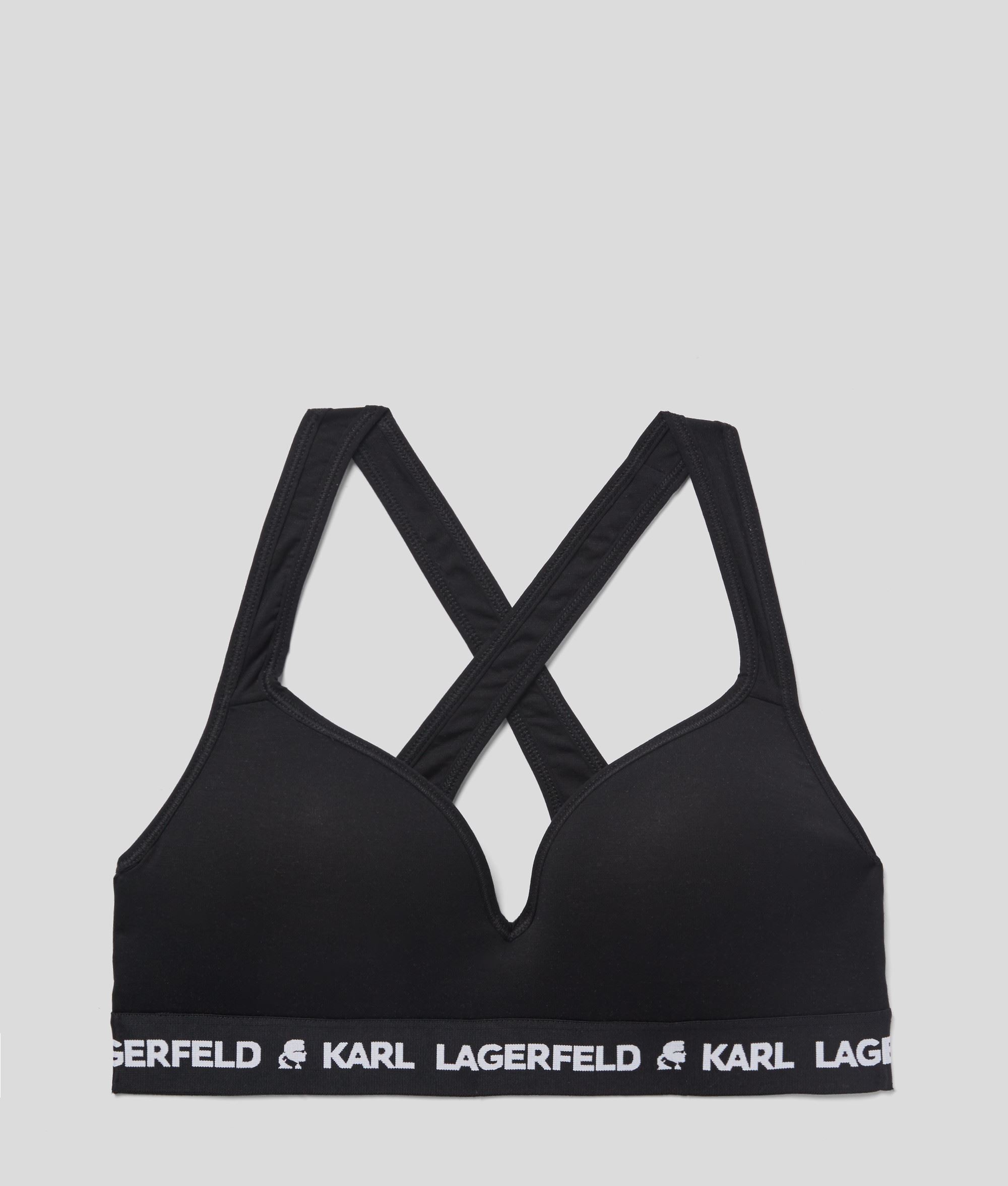 Karl Lagerfeld 211W2109999 sieviešu krūšturis melnā krāsā