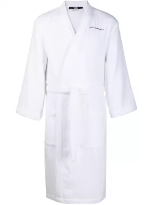 Karl Lagerfeld 211W2180100 sieviešu halāts baltā krāsā