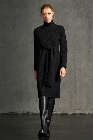 Luisa Cerano 74887358791 sieviešu kleita melnā krāsā