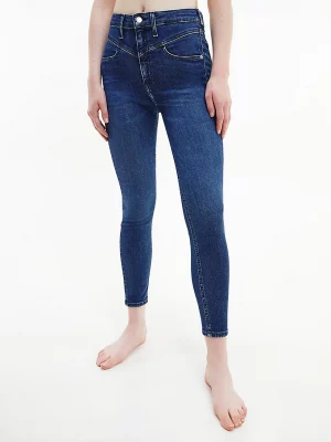Calvin Klein Jeans J20J2164991BJ sieviešu džinsi, zili