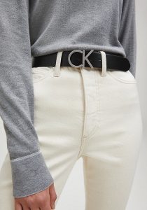 Calvin Klein Jeans K60K602141001 sieviešu josta, melna