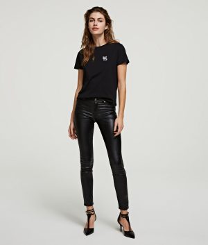 Karl Lagerfeld 210W1103980 sieviešu džinsi, melni