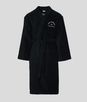 Karl Lagerfeld 215W2180999 sieviešu halāts, melns