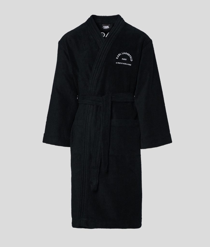 Karl Lagerfeld 215W2180999 sieviešu halāts, melns