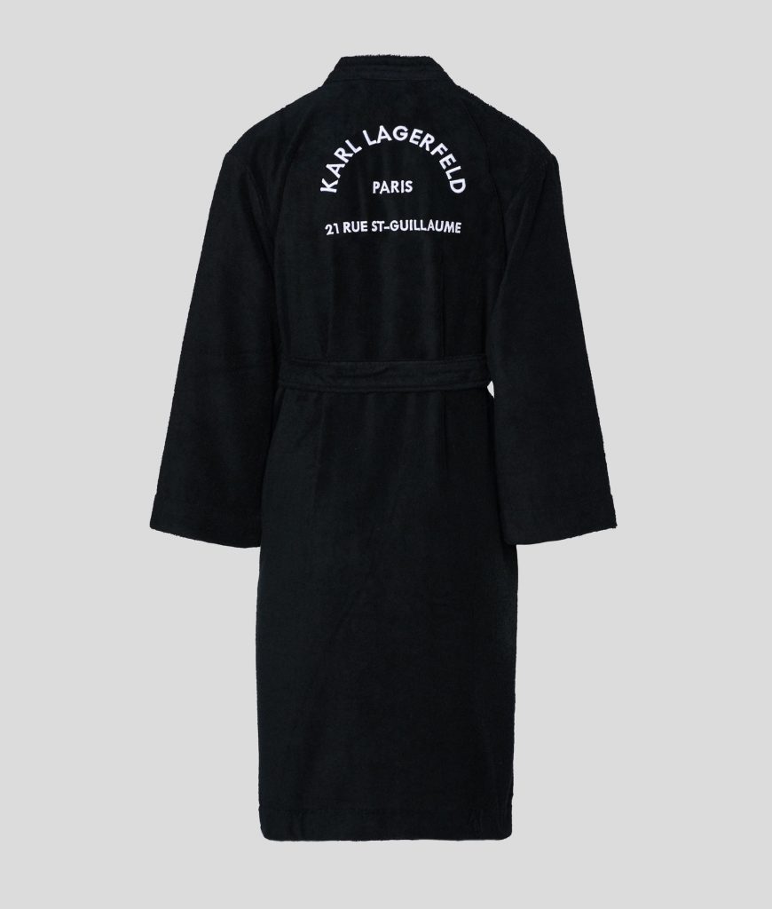 Karl Lagerfeld 215W2180999 sieviešu halāts, melns
