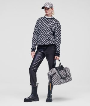 Karl Lagerfeld 216W1885999 sieviešu džemperis, melns