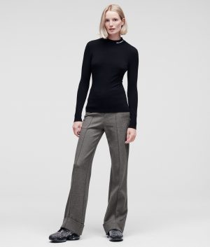 Karl Lagerfeld 216W2010999 sieviešu džemperis, melns