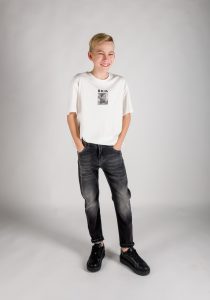 Berna BRNF0038TSBLACK zēnu T-krekls, balts