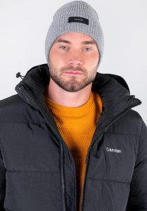 Calvin Klein Jeans K50K507495PC9 vīriešu cepure, pelēka