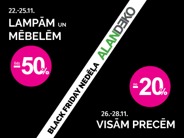 Alandeko Black Friday izpārdošana