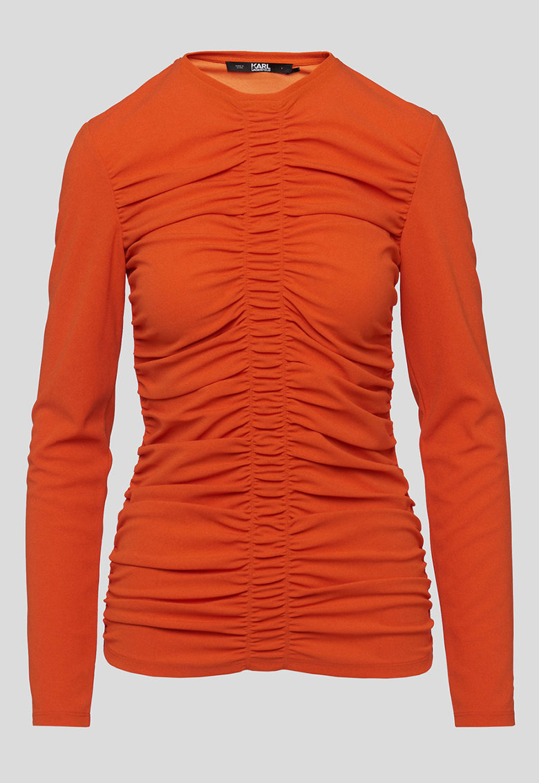 Karl Lagerfeld 220W1712529 sieviešu tops, oranžs