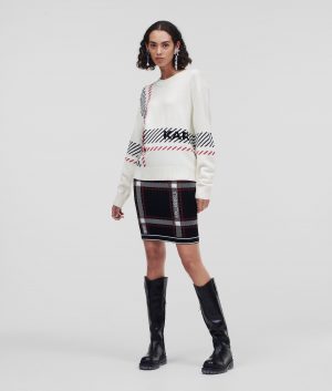 Karl Lagerfeld 220W2082110 sieviešu džemperis, bēšs