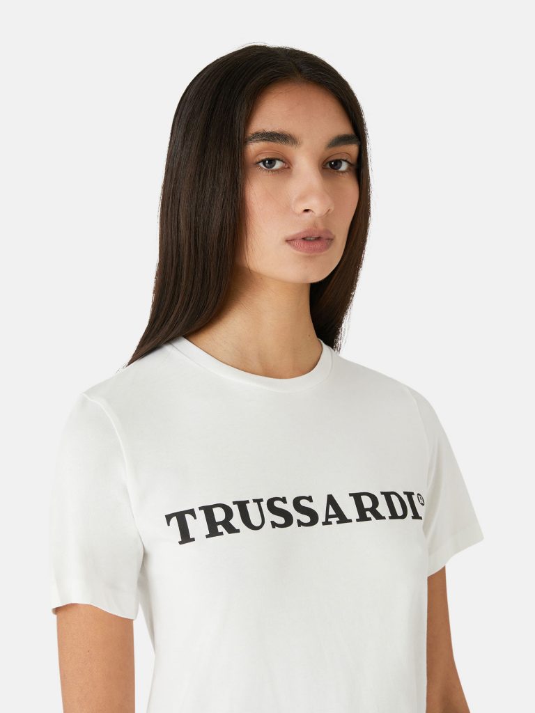 Trussardi 56T004741T005651W002 sieviešu T-krekls, balts