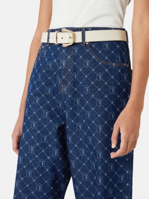 Trussardi 75L001649Y099999W060 sieviešu josta, bēša
