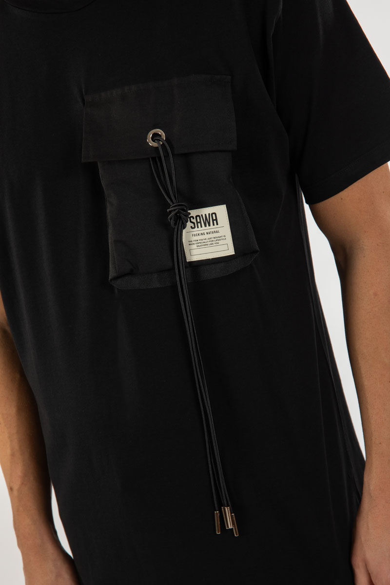 Takeshy Kurosawa 83192NERO vīriešu T-krekls, melns