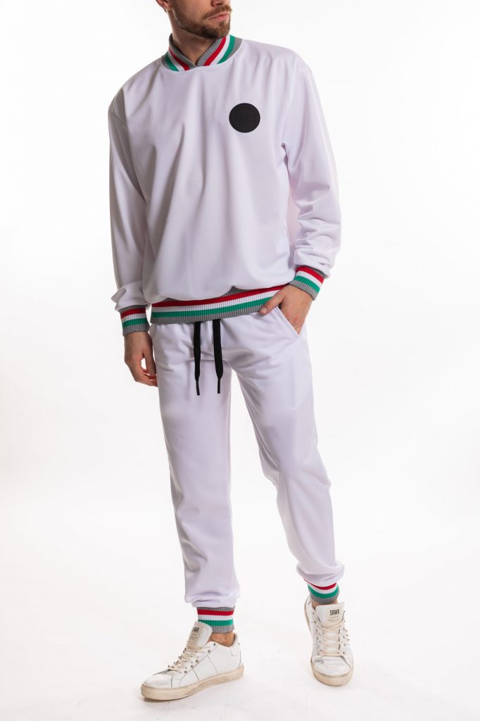 Takeshy Kurosawa 83242BIANCO vīriešu džemperis, balts
