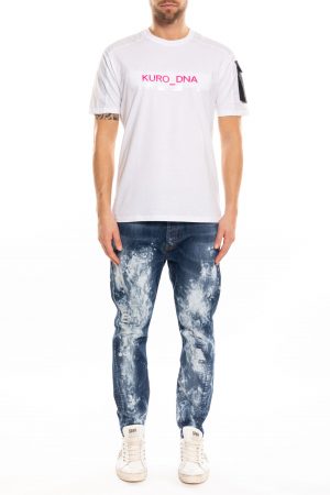 Takeshy Kurosawa 83252BIANCO vīriešu T-krekls, balts