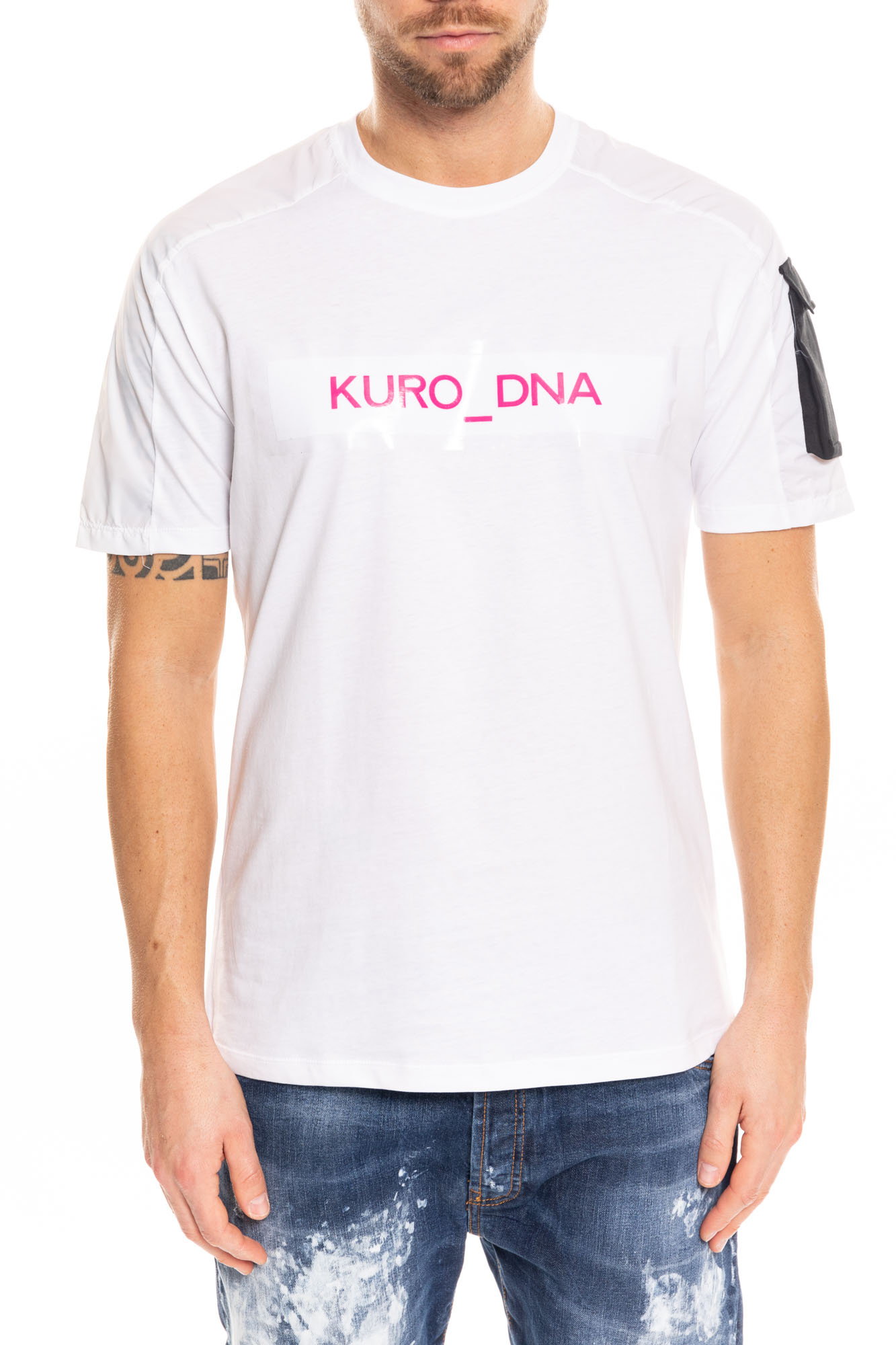 Takeshy Kurosawa 83252BIANCO vīriešu T-krekls, balts