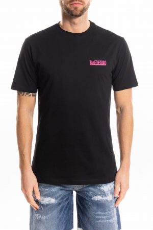 Takeshy Kurosawa 83261NEROFUXIA vīriešu T-krekls, melns