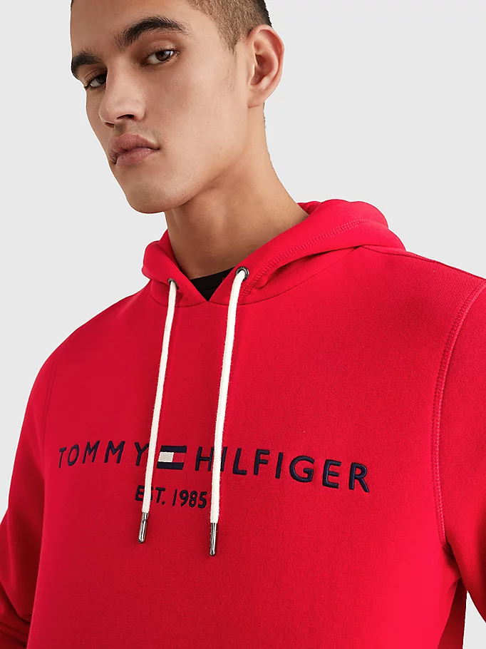 Tommy Hilfiger MW0MW11599XM1 vīriešu džemperis, sarkans