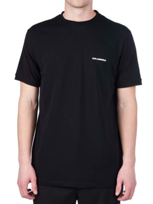 Karl Lagerfeld 755020521221990 vīriešu T-krekls, melns