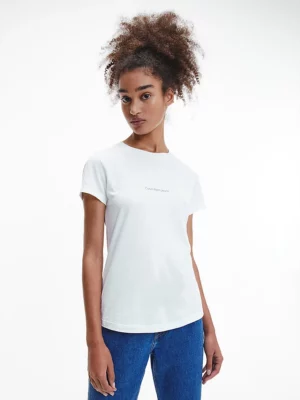 Calvin Klein Jeans J20J217902 YAF sieviešu T-krekls, balts