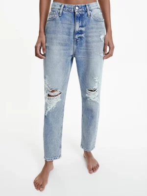 Calvin Klein Jeans J20J218512 1A4 sieviešu džinsi, zili