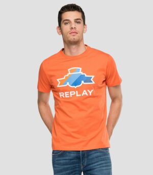 Replay M6016.000.22980P448 vīriešu T-krekls, oranžs
