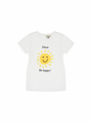 Dixie Girl MB62030G3102 meiteņu T-krekls, balts