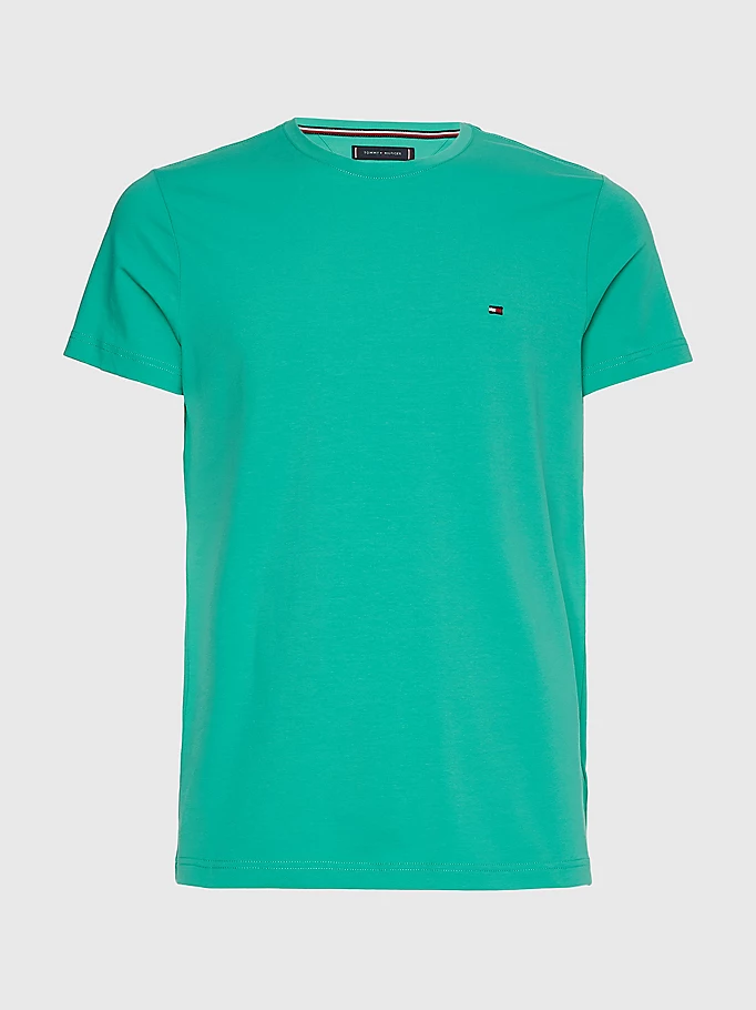 Tommy Hilfiger MW0MW10800L3L vīriešu T-krekls, zaļš