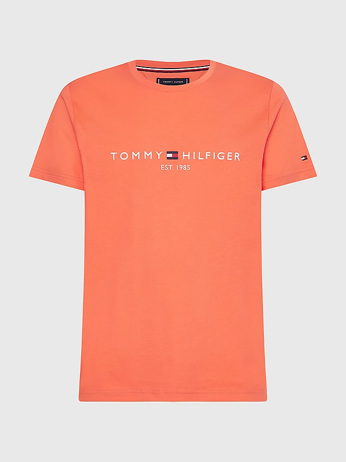Tommy Hilfiger MW0MW11797XMV vīriešu T-krekls, oranžs
