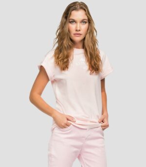 Replay W3588C.000.23178G66 sieviešu T-krekls, rozā