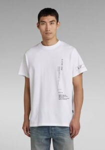 G-Star Raw D21558.C336.110 vīriešu T-krekls, balts