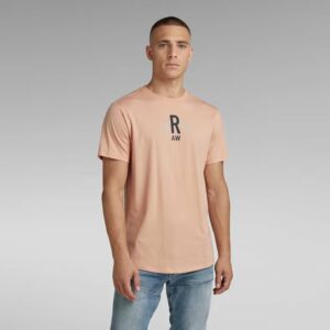 G-Star Raw D21565.336.C962 vīriešu T-krekls, oranžs