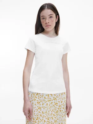 Calvin Klein Jeans J20J218263YAF sieviešu T-krekls, balts