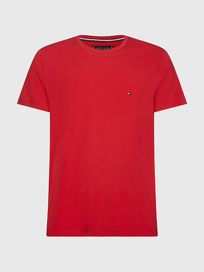 Tommy Hilfiger MW0MW10800XLG vīriešu T-krekls, sarkans