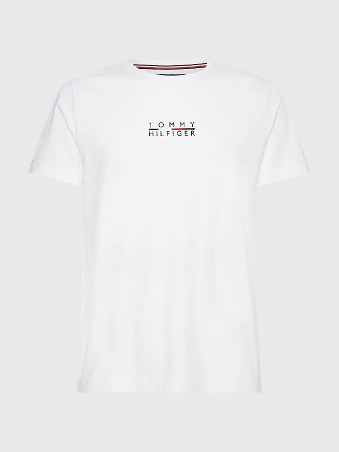 Tommy Hilfiger MW0MW24547YBR vīriešu T-krekls, balts