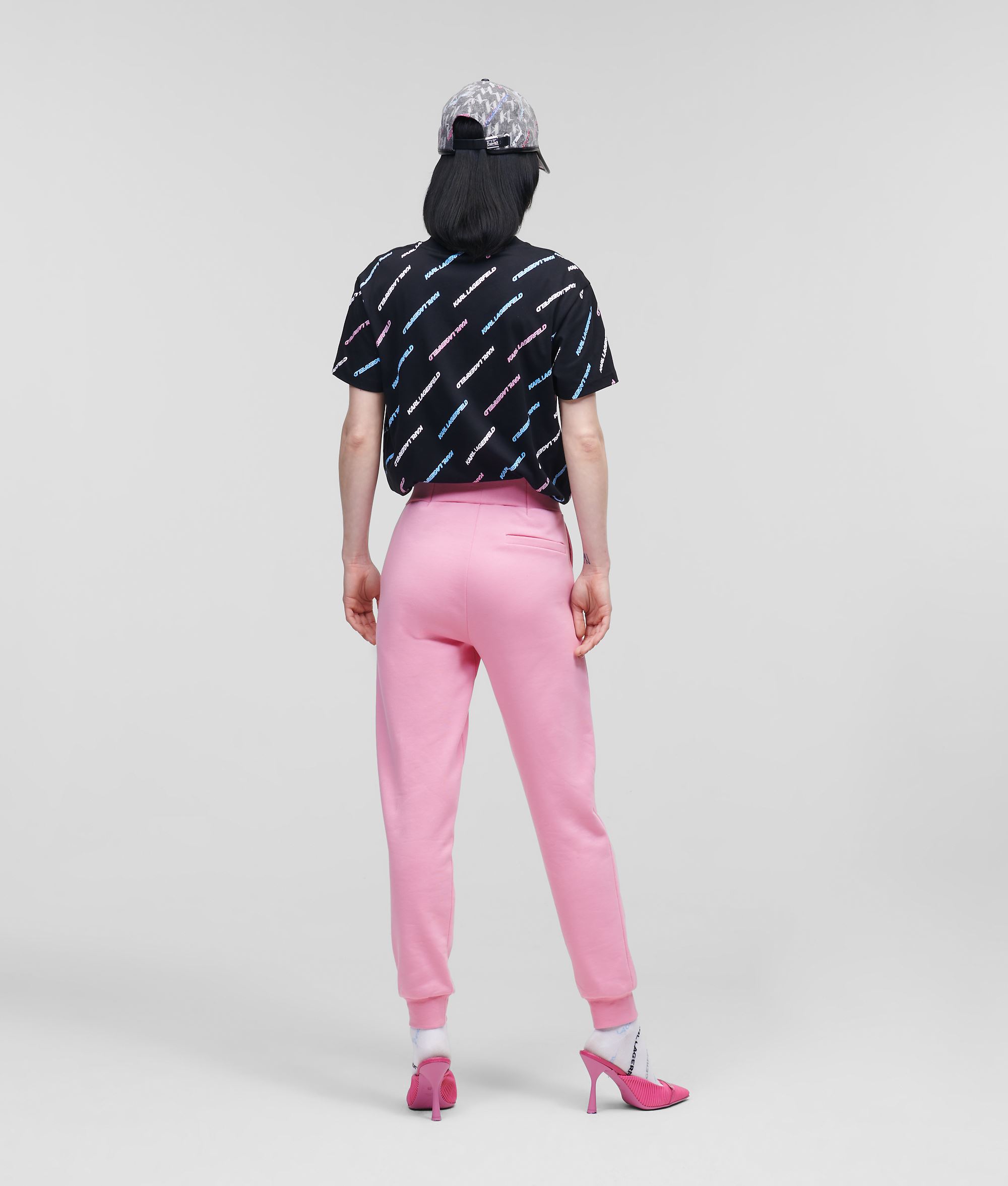 Karl Lagerfeld 225W1050541 sieviešu bikses, rozā