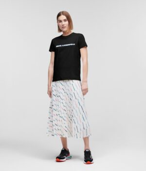 Karl Lagerfeld 225W1701999 sieviešu T-krekls, melns