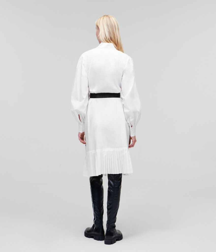 Karl Lagerfeld 226W1302100 sieviešu kleita, balta