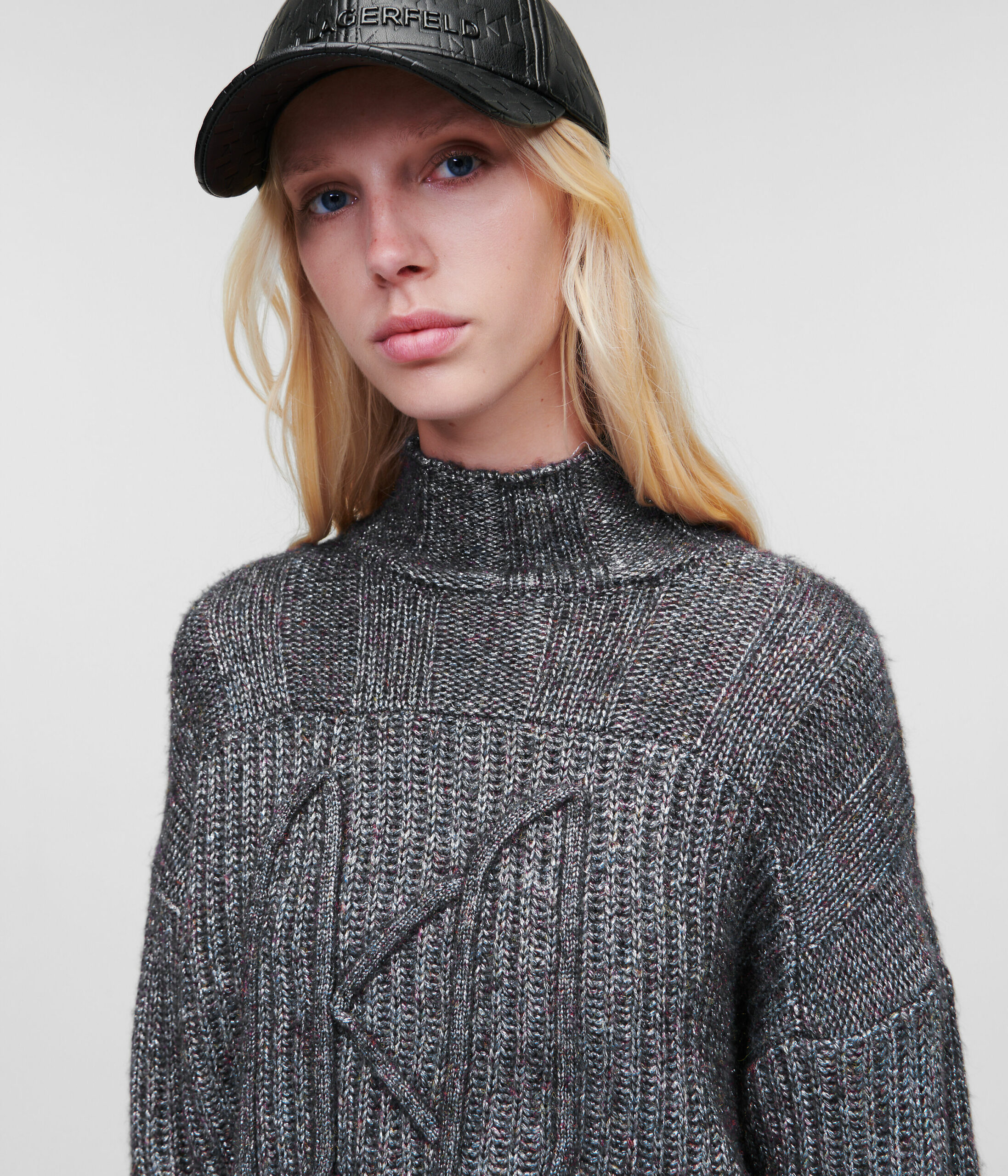 Karl Lagerfeld 226W2001364 sieviešu džemperis, pelēks