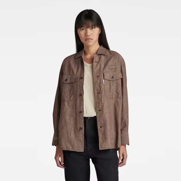 G-Star Raw D21887.D187.285 sieviešu krekls, brūns