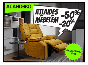 Alandeko mēbelēm atlaides