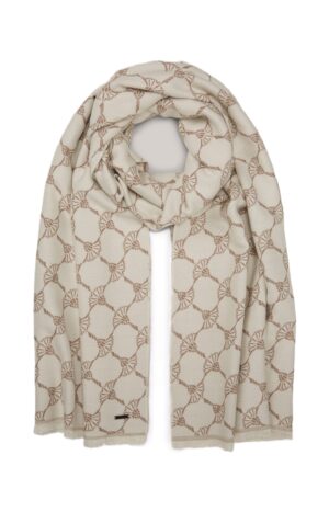 Universāla lielizmēra šalle ar rudzupuķu rakstu