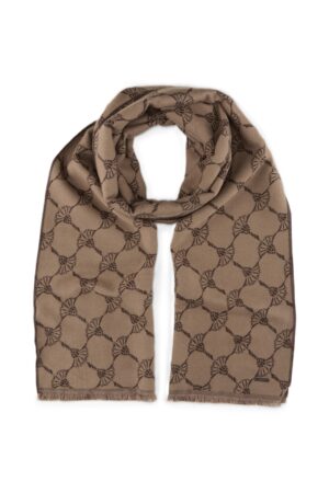 Vīriešu šalle ar grafisku rudzupuķu rakstu