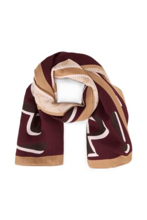 Satīna lakats ar zīmola dizainu