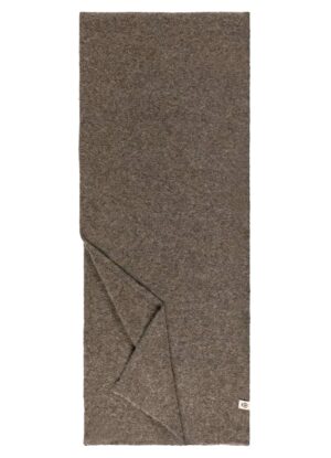 Pelēkbrūna alpakas un jaka vilnas šalle